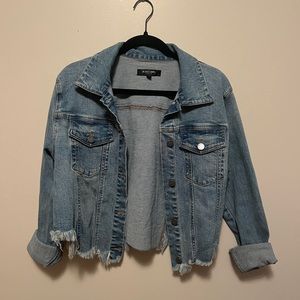 Jean jacket slightly cropped